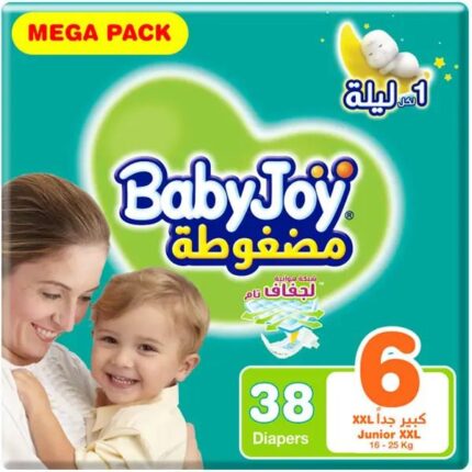 بيبي جوي _ مقاس (6) عبوة ميجا 38 حفاضة