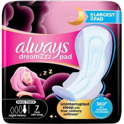 أولويز ليلي كبير للبشرة الحساسة مع اجنحة (7) قطع