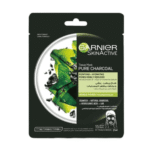 غارنيية _ اقنعة للبشرة لترطيب الوجه وتخفيف مظهر المسام بالفحم النقي