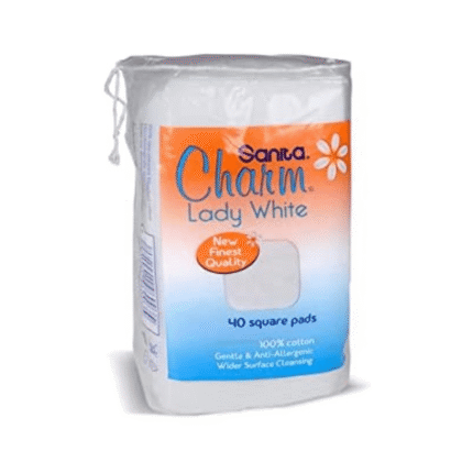سانيتا شارم _ الأقراص القطنية، قطن 100% 40 قطعه