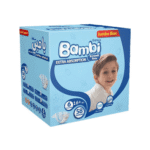 بامبي _ مقاس (6) كبير صندوق جامبو 58 حفاضة