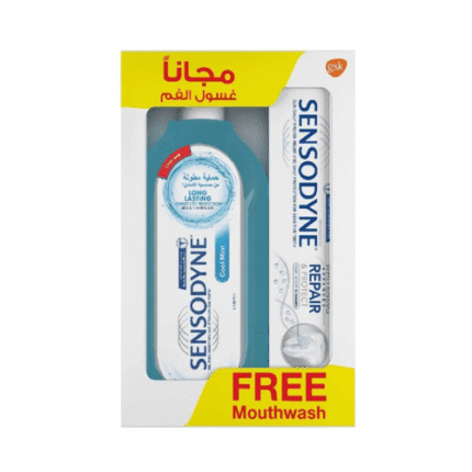 سنسوداين _ غسول فم 500 مل + معجون 75 مل اكسترا فريش