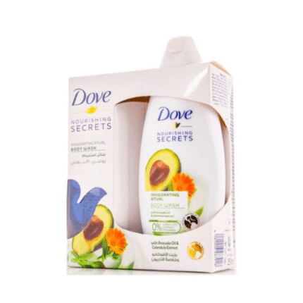 دوف _ سائل الاستحمام بالأفوكادو 250 مل + ليفة هدية