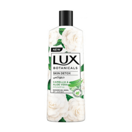 لوكس _ سائل استحمام ديتوكس بوتانيكلز بزهرة الكاميليا والصبار 500مل