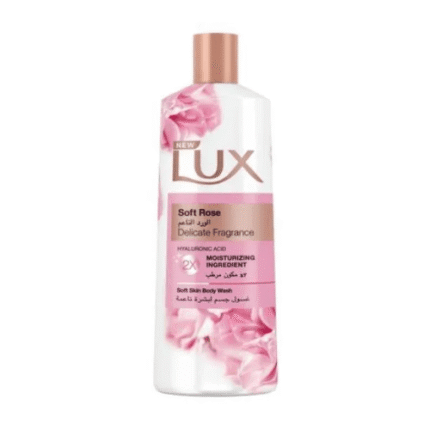 لوكس _ سائل استحمام  الورد الناعم 500مل