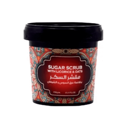 جاردن اوليان _ مقشر السكر مع عرق السوس والشوفان 450 جم