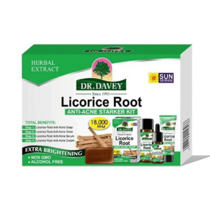 دكتور ديفي _ مجموعة جذر عرق السوس لمقاومة حب الشباب 4 قطع