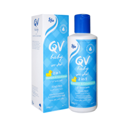 كيو في _ شامبو وبلسم للاطفال 2*1 حجم200 جم