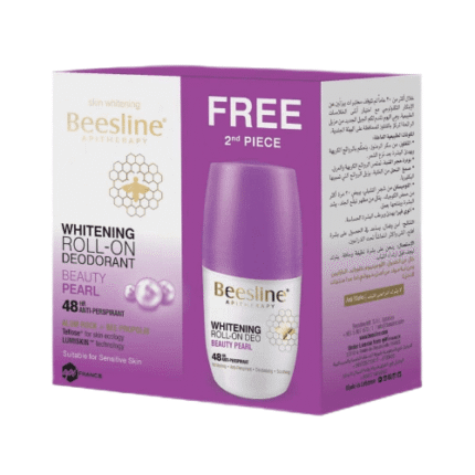 بيزلين _ مزيل عرق لتفتيح البشرة تألق اللؤلؤ 1+1 مجانا 50 مل