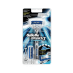 جيليت _ ماكينة حلاقة ماك 3 تربو مع 1 رأس أضافي