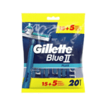 جيليت _ بلو 2 بلس للرجال شفرات الحلاقة للاستخدام مرة واحدة 15+5 حبة
