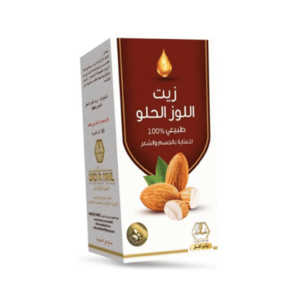 وادي النحل _ زيت اللوز الحلو غذية وترطيب للجسم والشعر بتركيبة نقية وآمنة 125مل