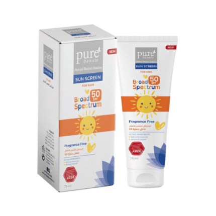 بيور بيوتي _ واقي الشمس للأطفال SPF 50 حماية فائقة لبشرة طفلك 75مل
