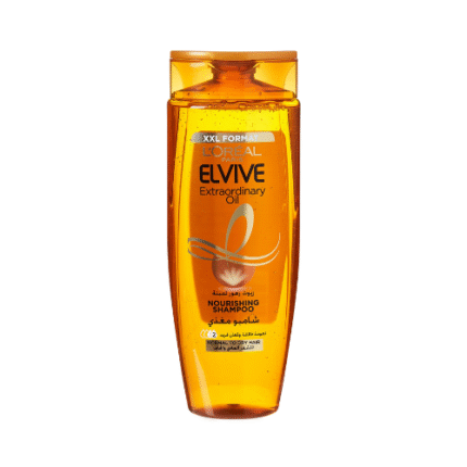 لوريال _  شامبو Elvive Extraordinary Oil تغذية عميقة ولمعان فائق للشعر الجاف والضعيف 600 مل