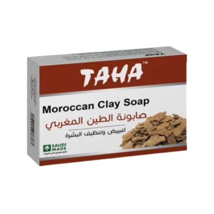 طه _ صابونة طه بالطين المغربي لتبييض وتنظيف البشرة بعمق