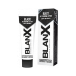 بلانكس _ معجون أسنان بالفحم النشط  تبييض غير كاشط ولون أسود مميز (75 مل)