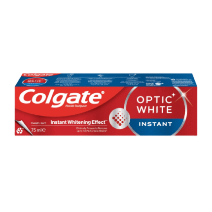 كولجيت _ معجون أسنان تبييض إكلينيكي بـ "تأثير فوري" لإزالة البقع (75 مل)