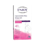انجوي_ شرائح شمعية لإزالة الشعر للبشرة الحساسة 41 حبة