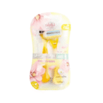 تشيلو _ أمواس حلاقة تشيلو النسائية بخلاصة الصبار عبوة حبتين ب 4 شفرات